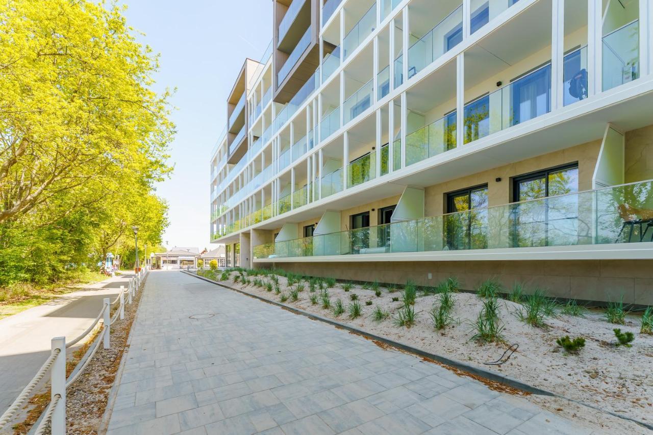 Apartament Kapitanski Z Widokiem Na Morze 4 Pietro - By Perlowa Przystan Rent Sianożęty Exteriér fotografie