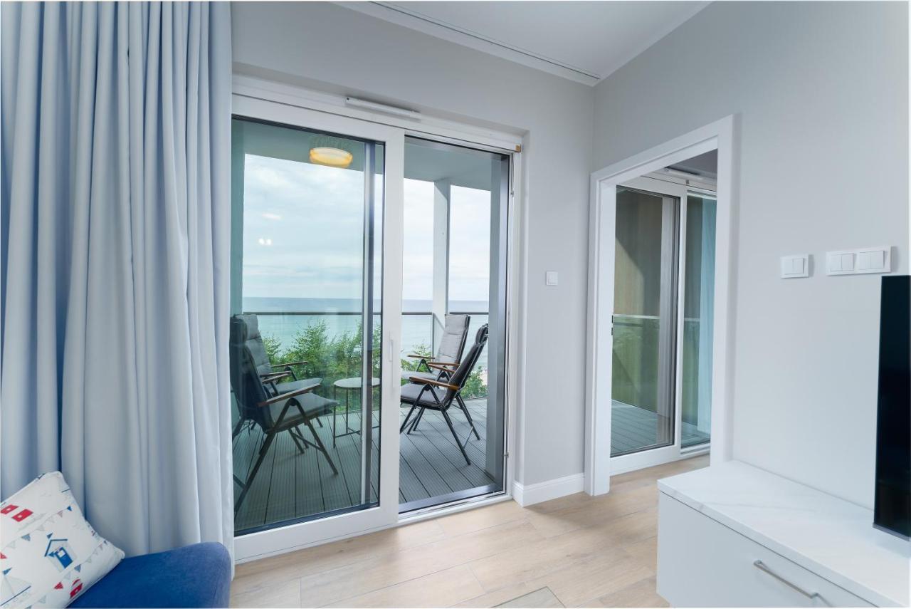 Apartament Kapitanski Z Widokiem Na Morze 4 Pietro - By Perlowa Przystan Rent Sianożęty Exteriér fotografie