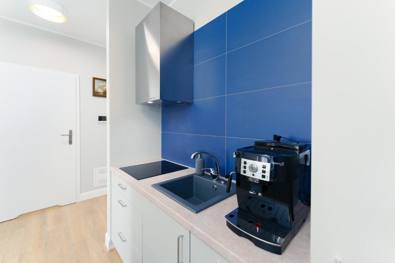 Apartament Kapitanski Z Widokiem Na Morze 4 Pietro - By Perlowa Przystan Rent Sianożęty Exteriér fotografie