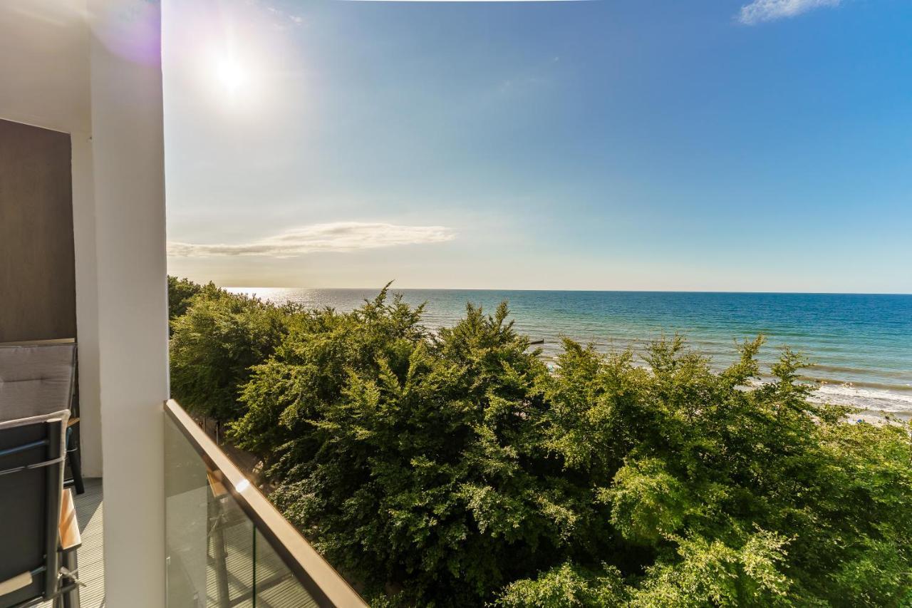 Apartament Kapitanski Z Widokiem Na Morze 4 Pietro - By Perlowa Przystan Rent Sianożęty Exteriér fotografie